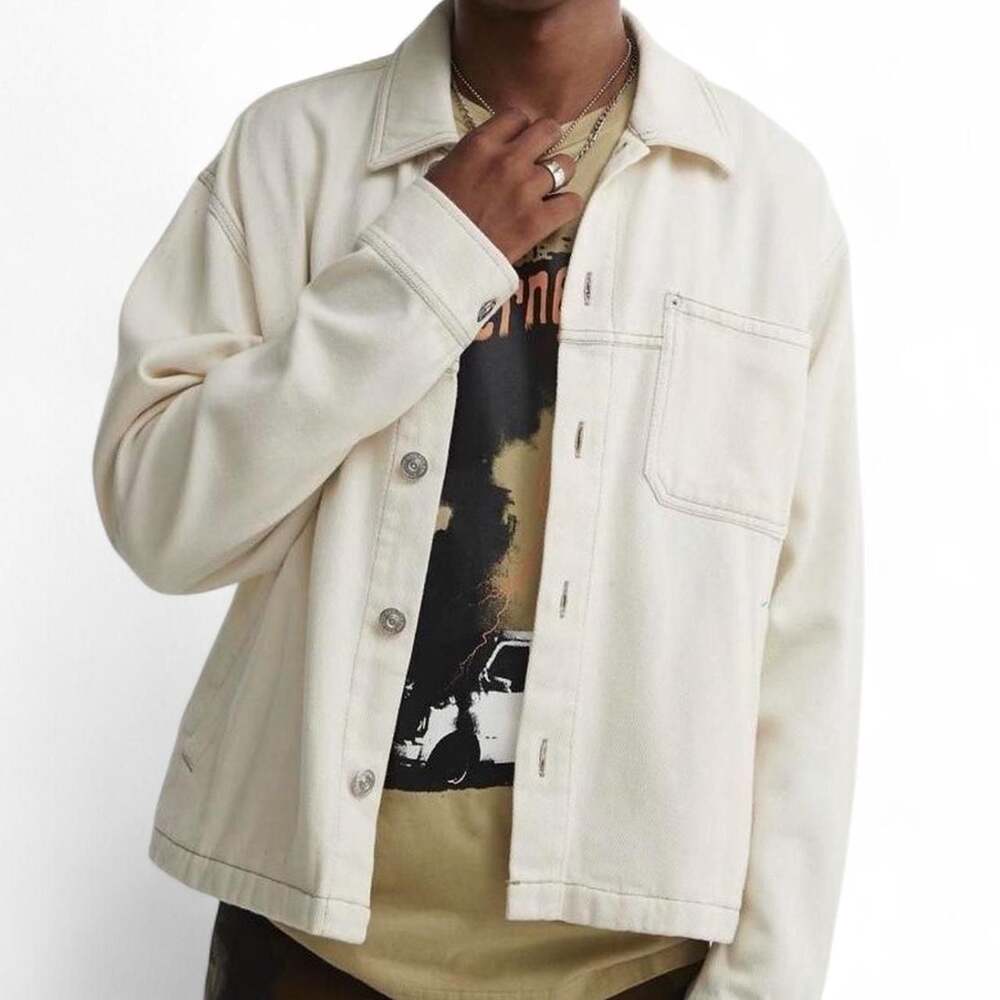 BDG Bristol Twill Work Jacket Cream Medium